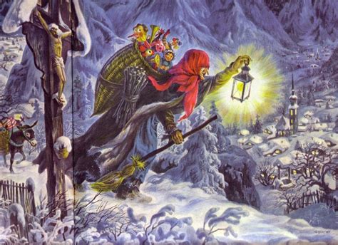 Christmas witch folklore